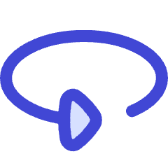 Triangle Arrow Rotate Horizontal Left Icon from Flex Duo Set