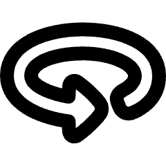 Triangle Arrow Rotate Horizontal Left Icon from Plump Remix Set
