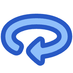 Triangle Arrow Rotate Horizontal Right Icon from Plump Duo Set