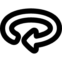 Triangle Arrow Rotate Horizontal Right Icon from Plump Remix Set