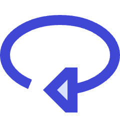 Triangle Arrow Rotate Horizontal Right Icon from Sharp Duo Set