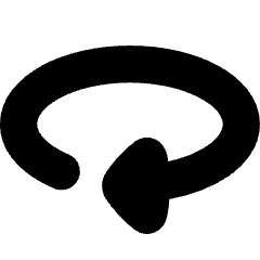 Triangle Arrow Rotate Horizontal Right Icon from Flex Solid Set