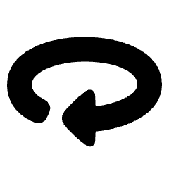 Triangle Arrow Rotate Horizontal Right Icon from Plump Solid Set