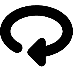 Triangle Arrow Rotate Horizontal Right Icon from Core Solid Set
