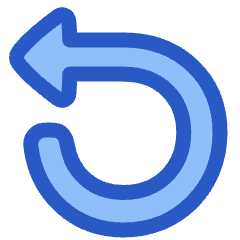 Triangle Arrow Rotate Left 1 Icon from Plump Duo Set