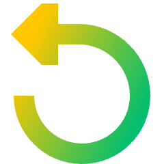 Triangle Arrow Rotate Left 1 Icon from Sharp Gradient Set