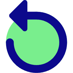 Triangle Arrow Rotate Left 1 Icon from Core Pop Set