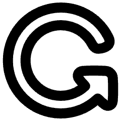 Triangle Arrow Rotate Left 3 Icon from Plump Remix Set