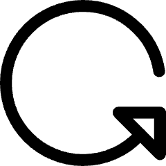 Triangle Arrow Rotate Left 3 Icon from Core Line Set