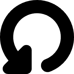 Triangle Arrow Rotate Left 4 Icon from Core Solid Set