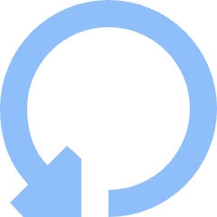 Triangle Arrow Rotate Left 4 Icon from Sharp Flat Set