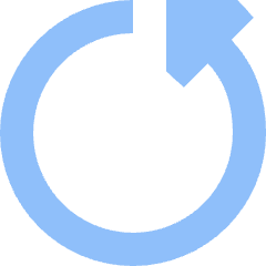 Triangle Arrow Rotate Left 5 Icon from Sharp Flat Set