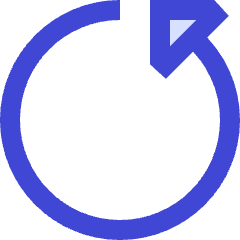 Triangle Arrow Rotate Left 5 Icon from Sharp Duo Set