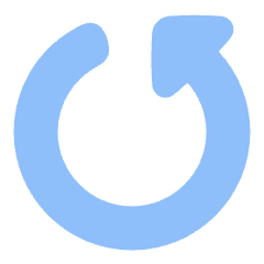 Triangle Arrow Rotate Left 5 Icon from Plump Flat Set