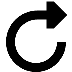 Triangle Arrow Rotate Right 1 Icon from Sharp Solid Set