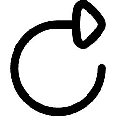 Triangle Arrow Rotate Right 1 Icon from Flex Line Set