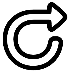 Triangle Arrow Rotate Right 1 Icon from Plump Line Set