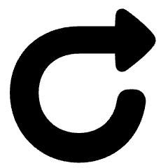 Triangle Arrow Rotate Right 1 Icon from Plump Solid Set