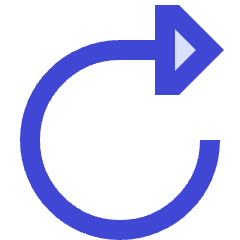 Triangle Arrow Rotate Right 1 Icon from Sharp Duo Set