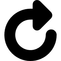 Triangle Arrow Rotate Right 1 Icon from Core Solid Set