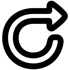 Triangle Arrow Rotate Right 1 Icon from Plump Remix Set