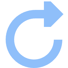 Triangle Arrow Rotate Right 1 Icon from Sharp Flat Set