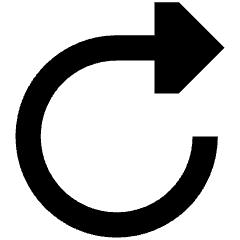 Triangle Arrow Rotate Right 1 Icon from Sharp Remix Set