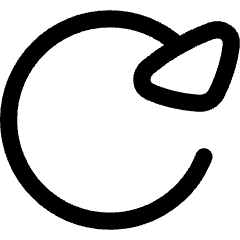 Triangle Arrow Rotate Right 2 Icon from Flex Line Set
