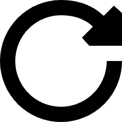 Triangle Arrow Rotate Right 2 Icon from Sharp Solid Set