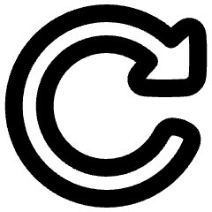 Triangle Arrow Rotate Right 2 Icon from Plump Remix Set