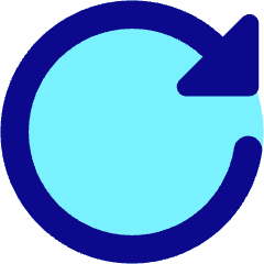 Triangle Arrow Rotate Right 2 Icon from Core Pop Set