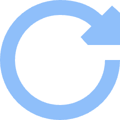 Triangle Arrow Rotate Right 2 Icon from Sharp Flat Set