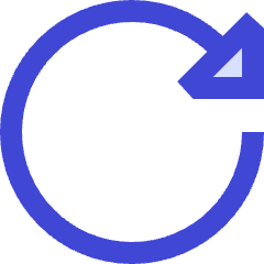 Triangle Arrow Rotate Right 2 Icon from Sharp Duo Set