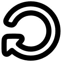 Triangle Arrow Rotate Right 3 Icon from Plump Remix Set