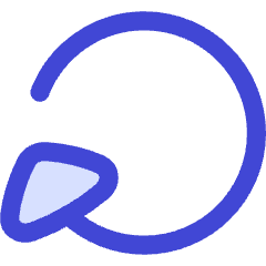 Triangle Arrow Rotate Right 3 Icon from Flex Duo Set