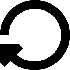 Triangle Arrow Rotate Right 3 Icon from Sharp Solid Set