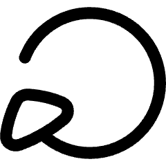 Triangle Arrow Rotate Right 3 Icon from Flex Line Set