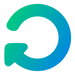 Triangle Arrow Rotate Right 3 Icon from Plump Gradient Set