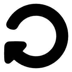 Triangle Arrow Rotate Right 3 Icon from Plump Solid Set