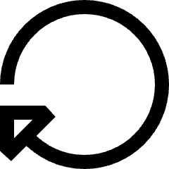 Triangle Arrow Rotate Right 3 Icon from Sharp Line Set