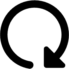 Triangle Arrow Rotate Right 4 Icon from Core Remix Set