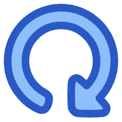 Triangle Arrow Rotate Right 4 Icon from Plump Duo Set