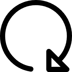 Triangle Arrow Rotate Right 4 Icon from Core Line Set