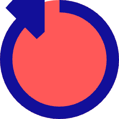 Triangle Arrow Rotate Right 5 Icon from Sharp Pop Set