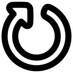 Triangle Arrow Rotate Right 5 Icon from Plump Remix Set