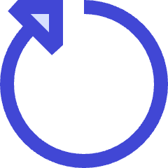 Triangle Arrow Rotate Right 5 Icon from Sharp Duo Set