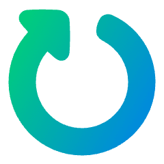 Triangle Arrow Rotate Right 5 Icon from Plump Gradient Set