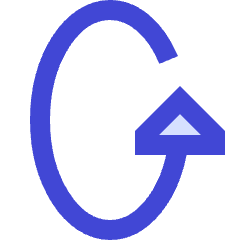 Triangle Arrow Rotate Vertical Left 1 Icon from Sharp Duo Set