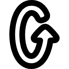 Triangle Arrow Rotate Vertical Left 1 Icon from Plump Remix Set