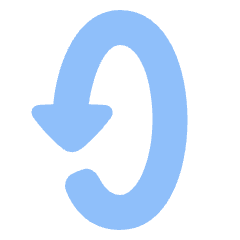 Triangle Arrow Rotate Vertical Left 2 Icon from Plump Flat Set